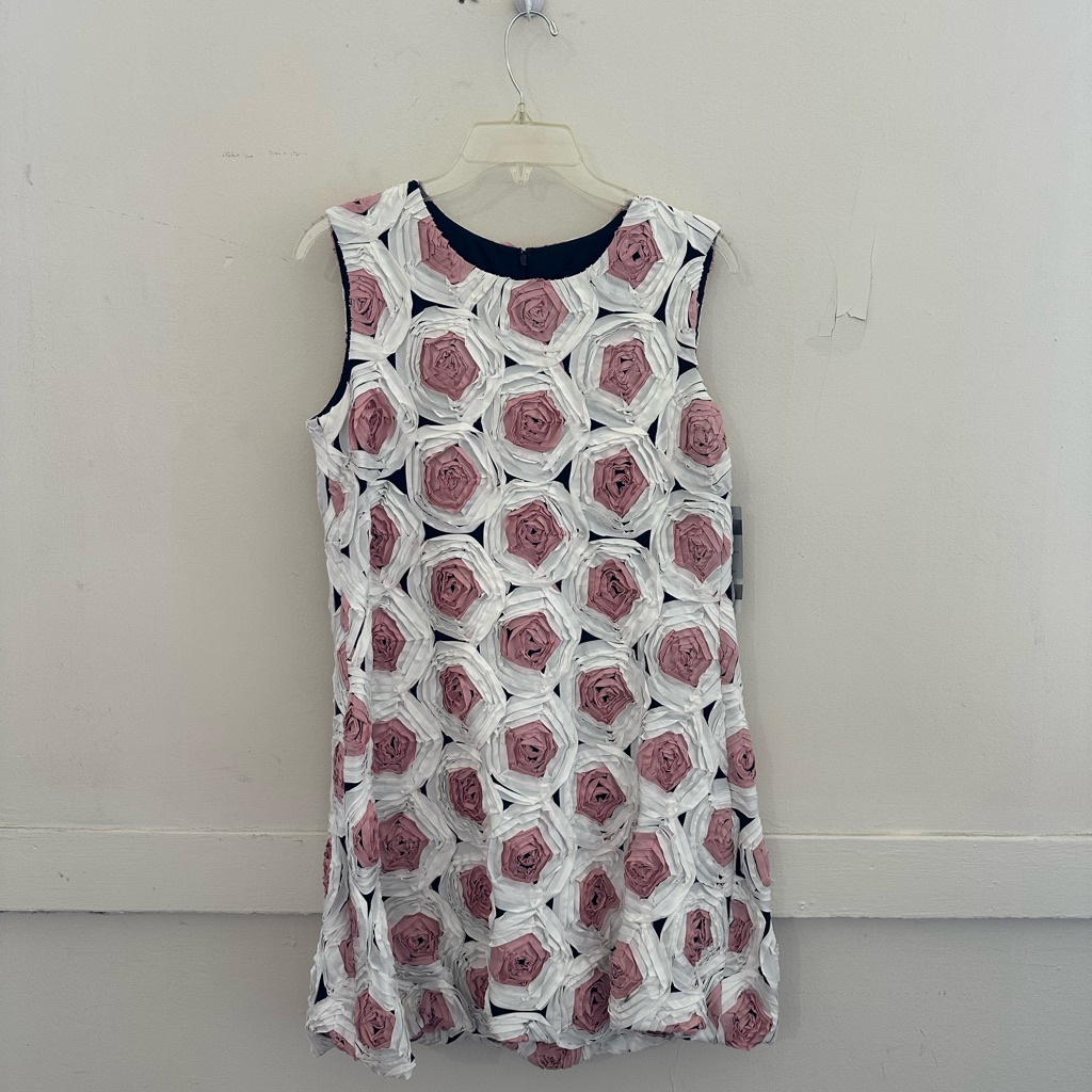 Samuel Dong Floral Sleeveless Dress - Pink And White Nwt